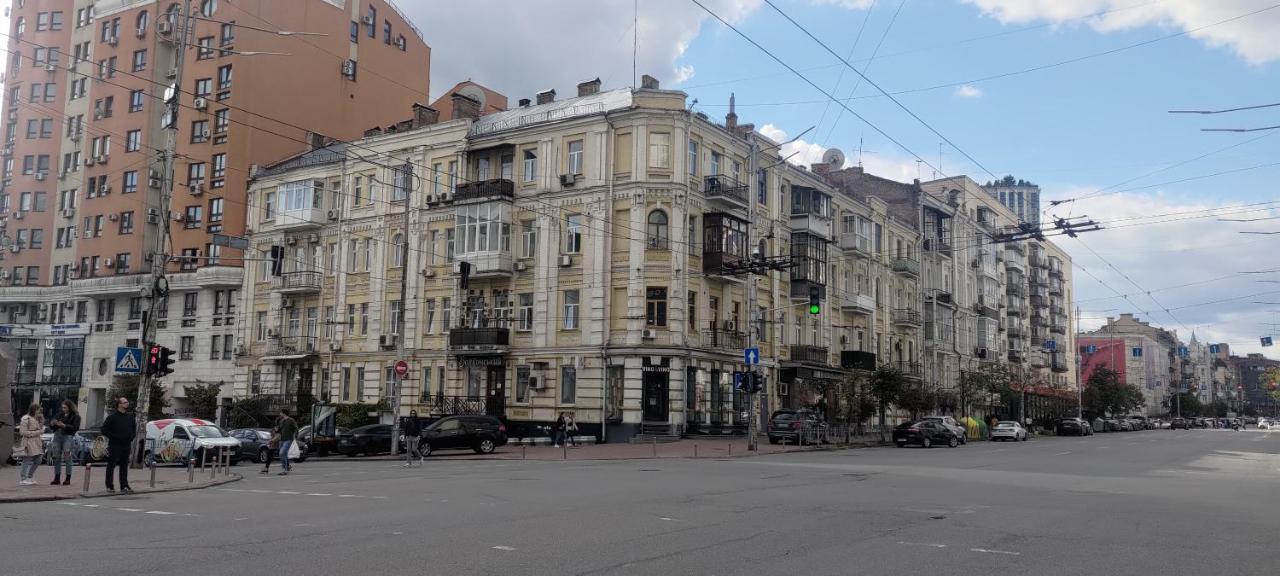 Apartamento Saksaganskogo Centre Kiev Exterior foto
