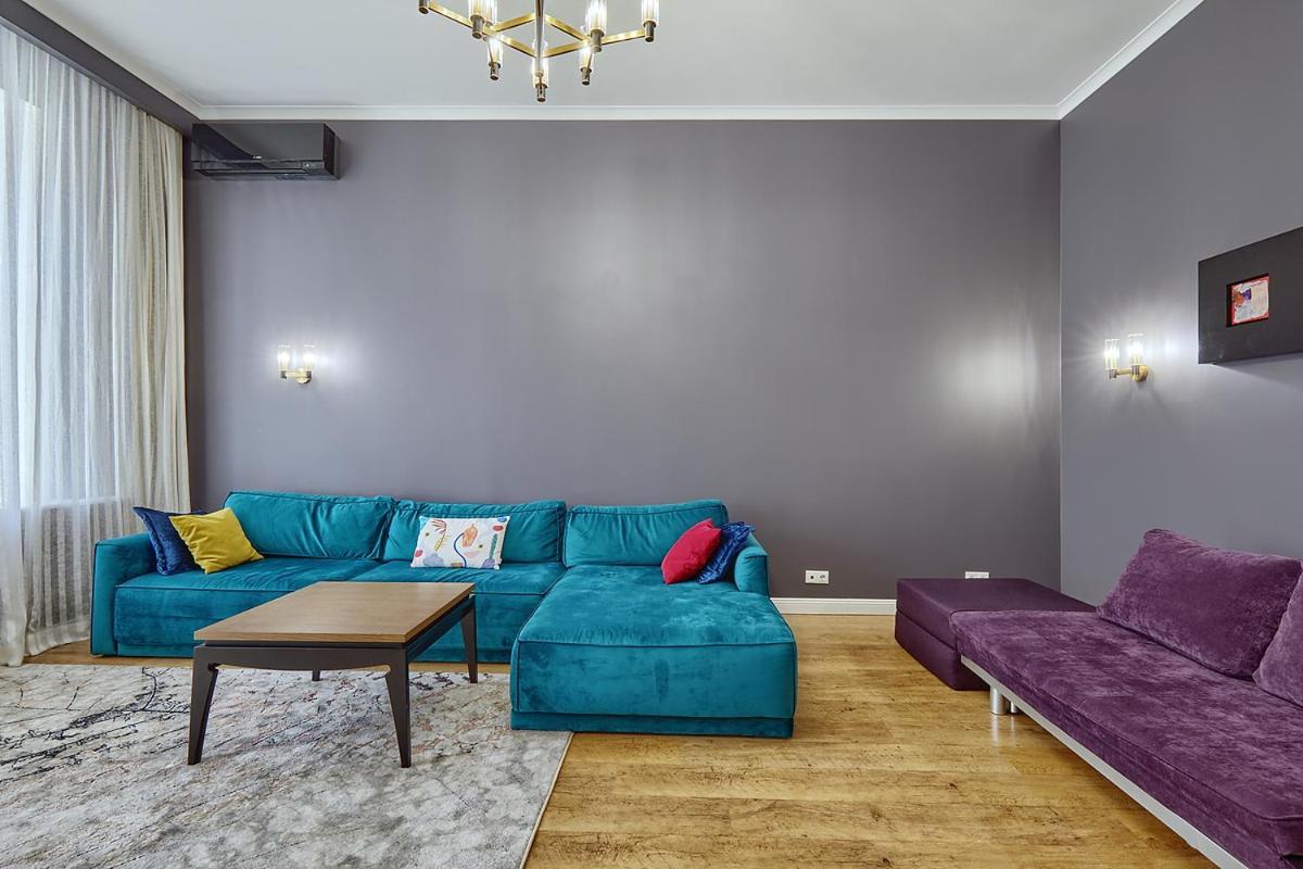 Apartamento Saksaganskogo Centre Kiev Exterior foto