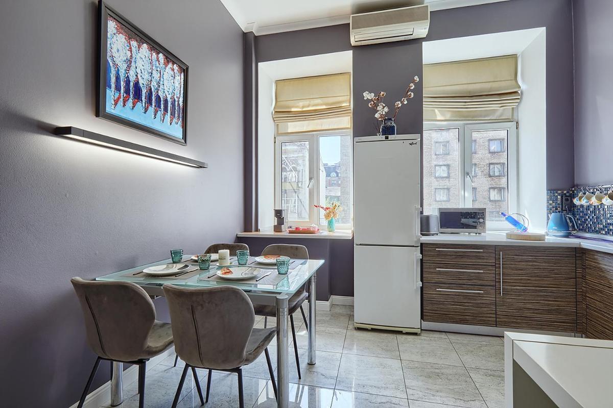 Apartamento Saksaganskogo Centre Kiev Exterior foto