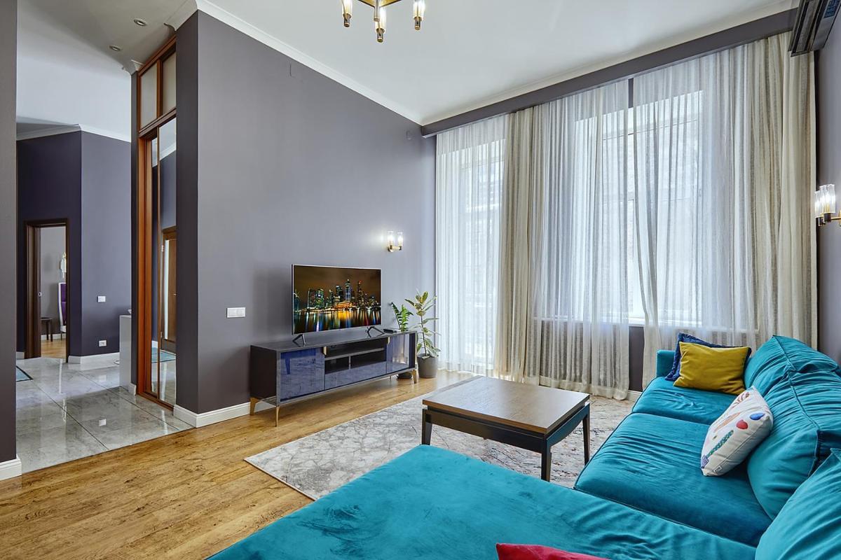 Apartamento Saksaganskogo Centre Kiev Exterior foto