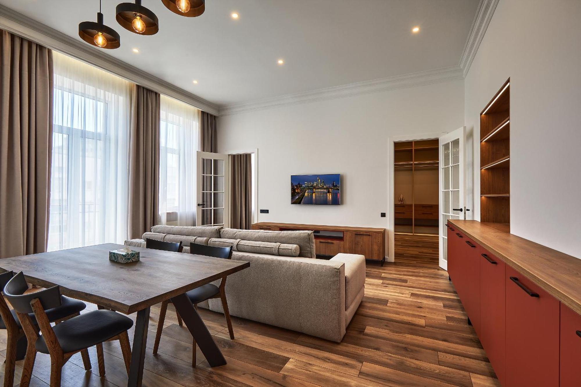 Apartamento Saksaganskogo Centre Kiev Habitación foto