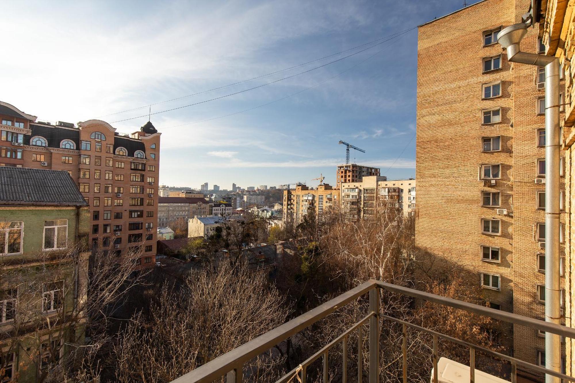 Apartamento Saksaganskogo Centre Kiev Exterior foto
